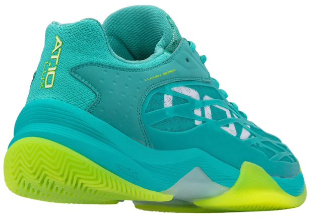 AT10 Lux Padel Schoenen - Turquoise/Lime