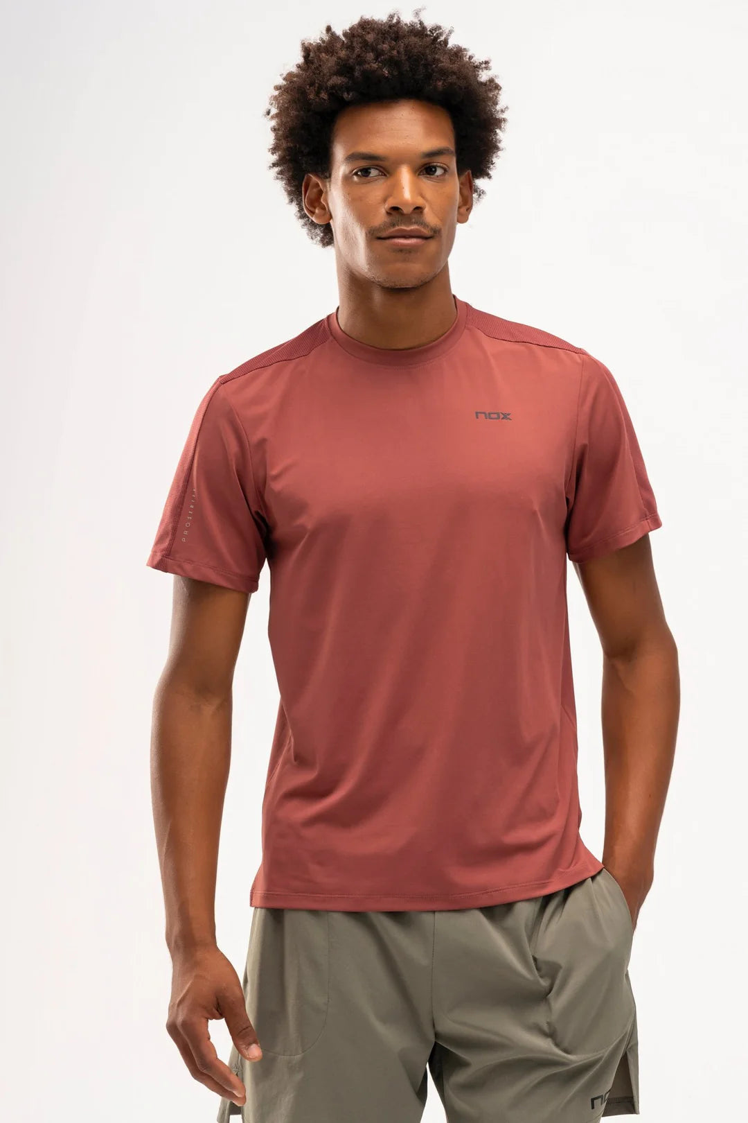 men's sports T-SHIRT PRO REGULAR maroon