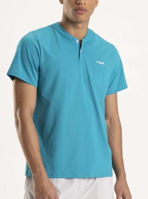 MEN'S PADEL POLO PRO - CAPRI BLUE