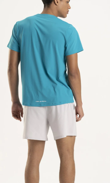 MEN'S PADEL POLO PRO - CAPRI BLUE