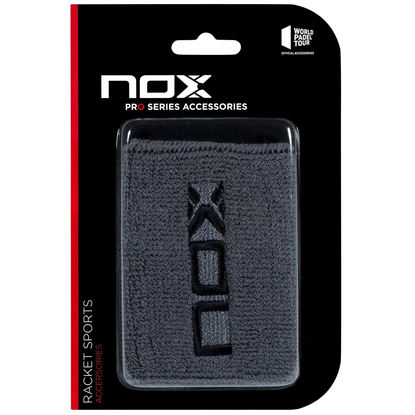 NOX sport wristbands black/grey