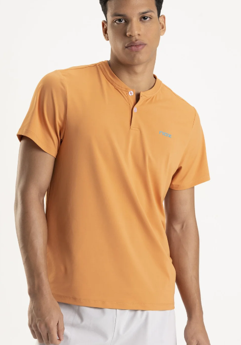 MEN'S PADEL POLO PRO - TANGERINE