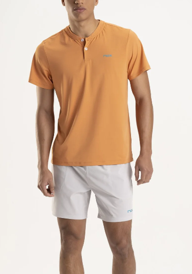 MEN'S PADEL POLO PRO - TANGERINE