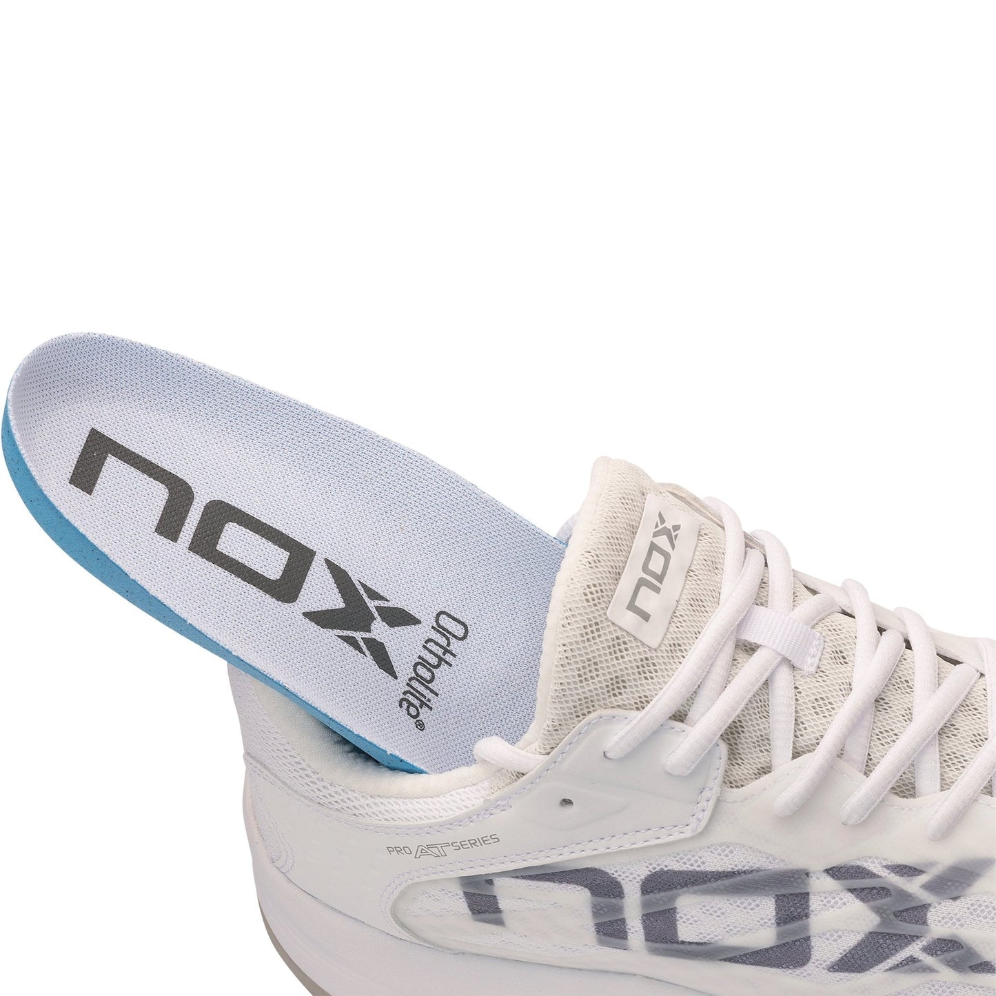 AT10 Lux Padel Schoenen - Wit / Grijs