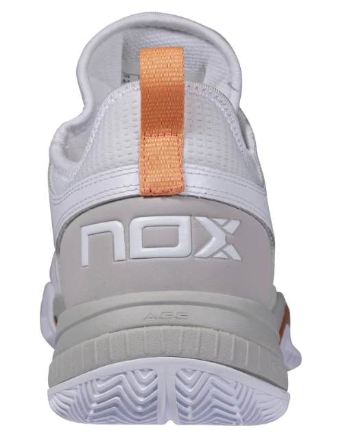 ZAPATILLAS DE PÁDEL NOX NERBO BLANCO/CORAL