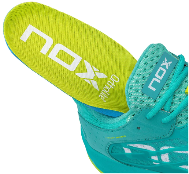 AT10 Lux Padel Schoenen - Turquoise/Lime