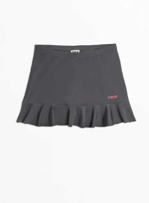 FALDA PÁDEL MUJER PRO - REGULAR DARK GREY