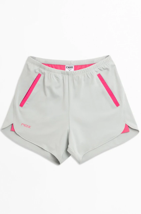 SHORT PADEL MUJER REGULAR - PRO LIGHT GREY